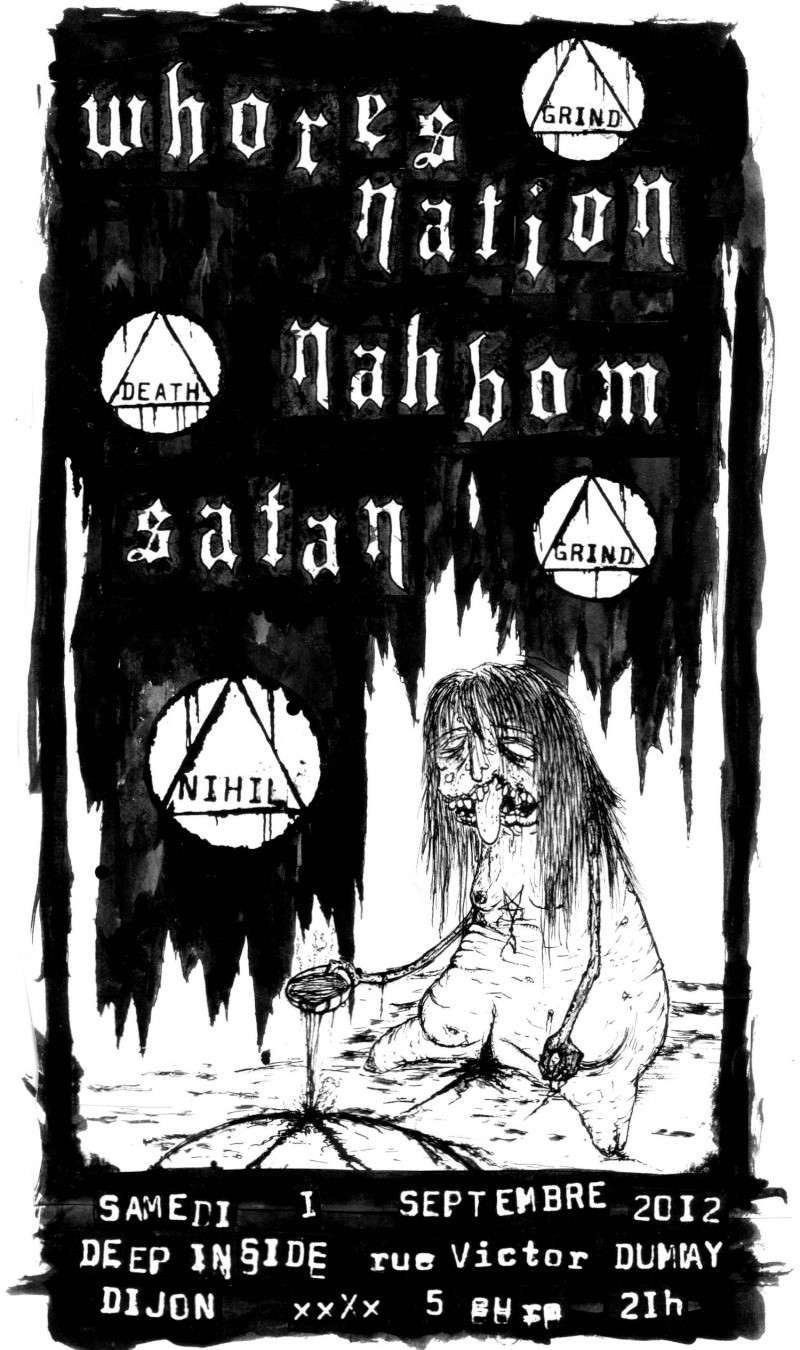 WHORESNATION/SATAN/NAHBOM@DeepInside//Dijon//sam 1 septembre Affich11