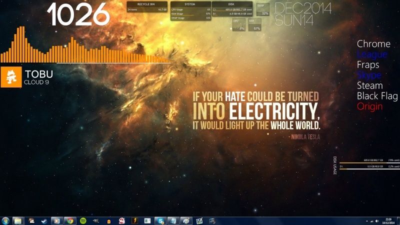 You Guys Like Meh Desktop Background? :D Workin11
