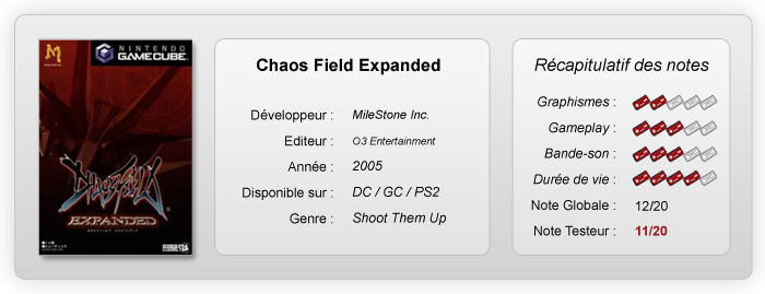 Chaos Field Expanded (Test Game Cube) Fiche-13